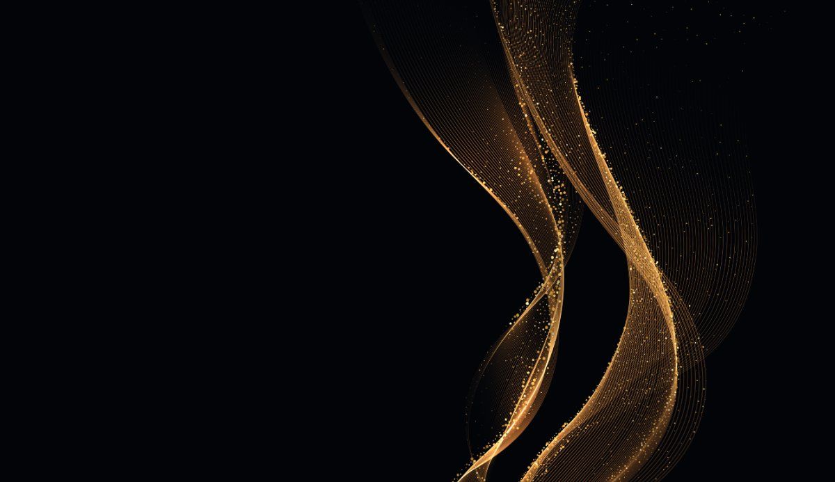 Golden Flow Spatscherm