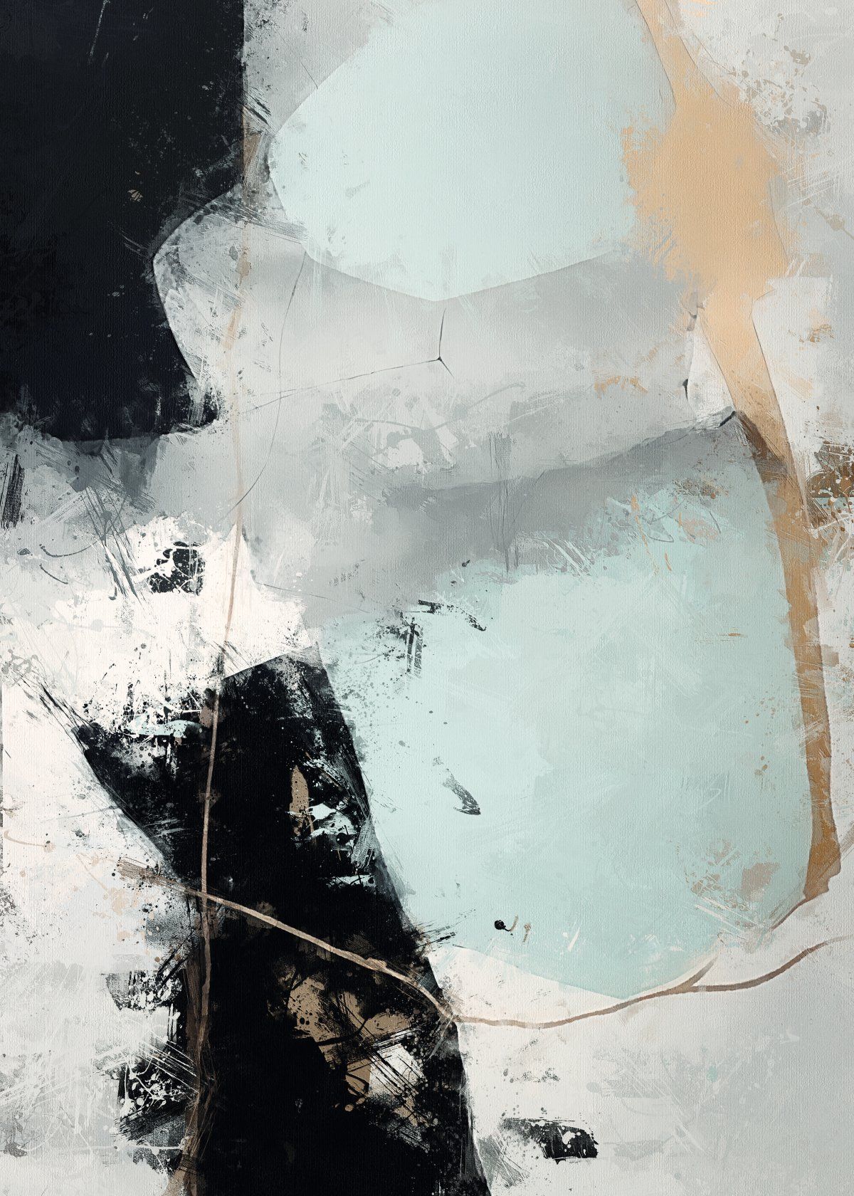Abstract Zwart Goud