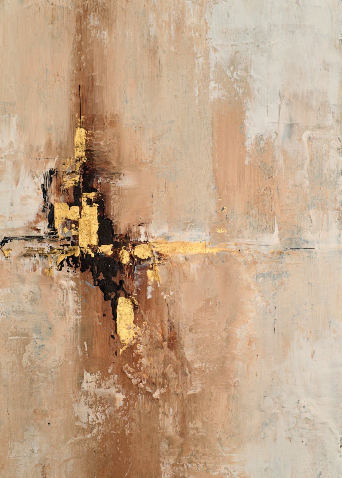 Golden Abstract Dust
