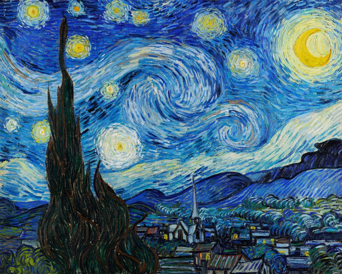 Sterrennacht - Vincent Van Gogh Canvas schilderij