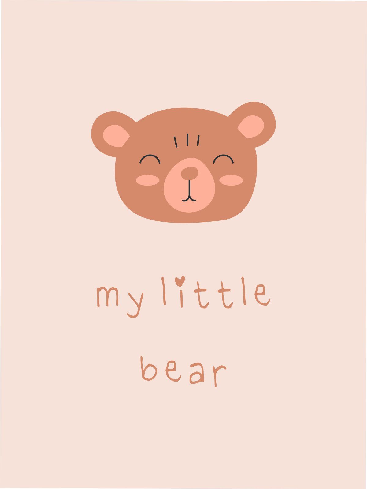 Little Bear Muurcirkel