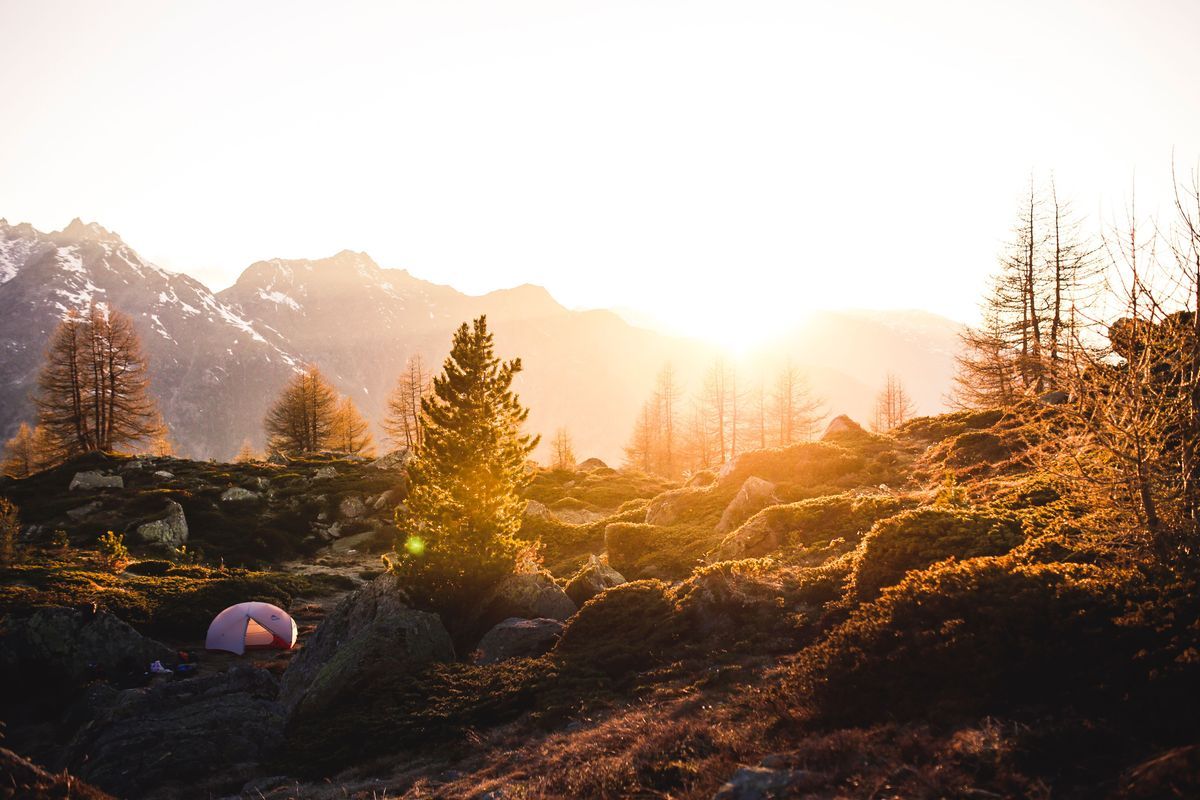 Alpine Sunrise Glow Inductiebeschermer