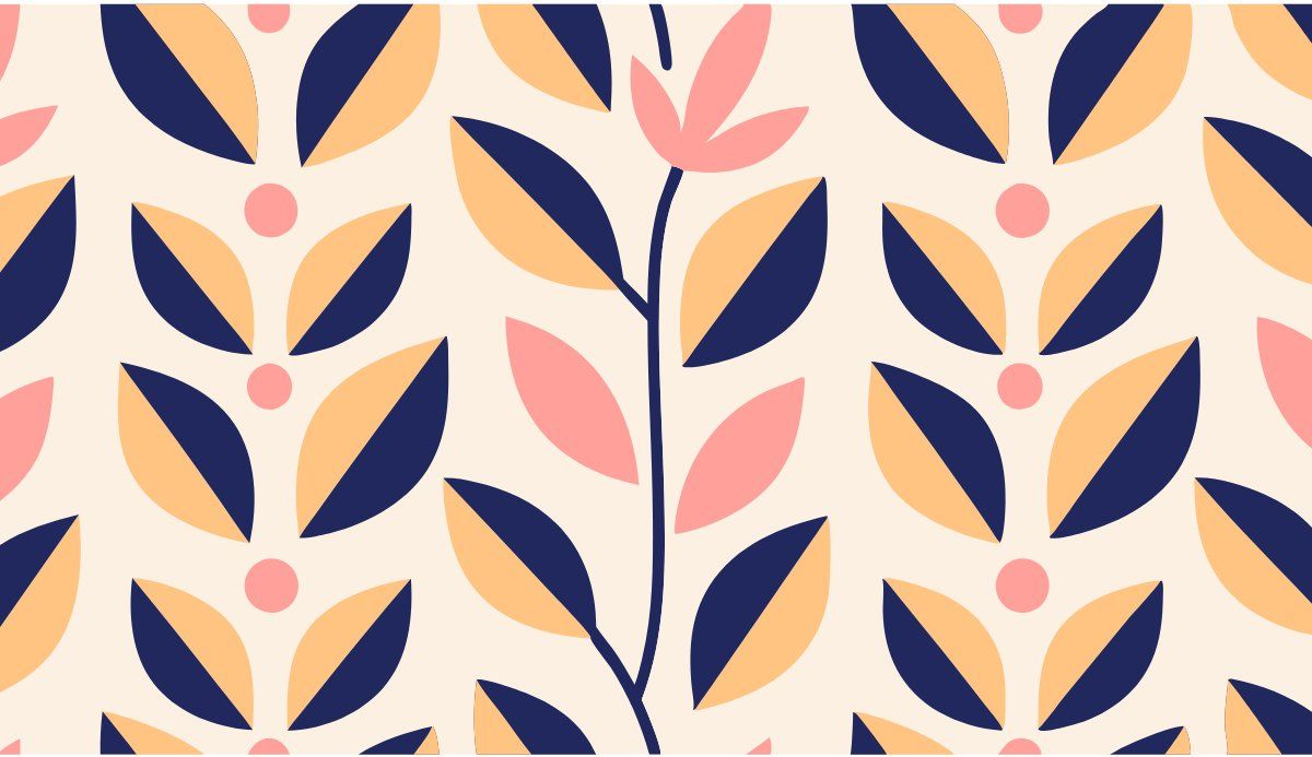 Botanical Bloom Vintage Inductiebeschermer